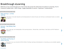 Tablet Screenshot of breakthroughelearning.com